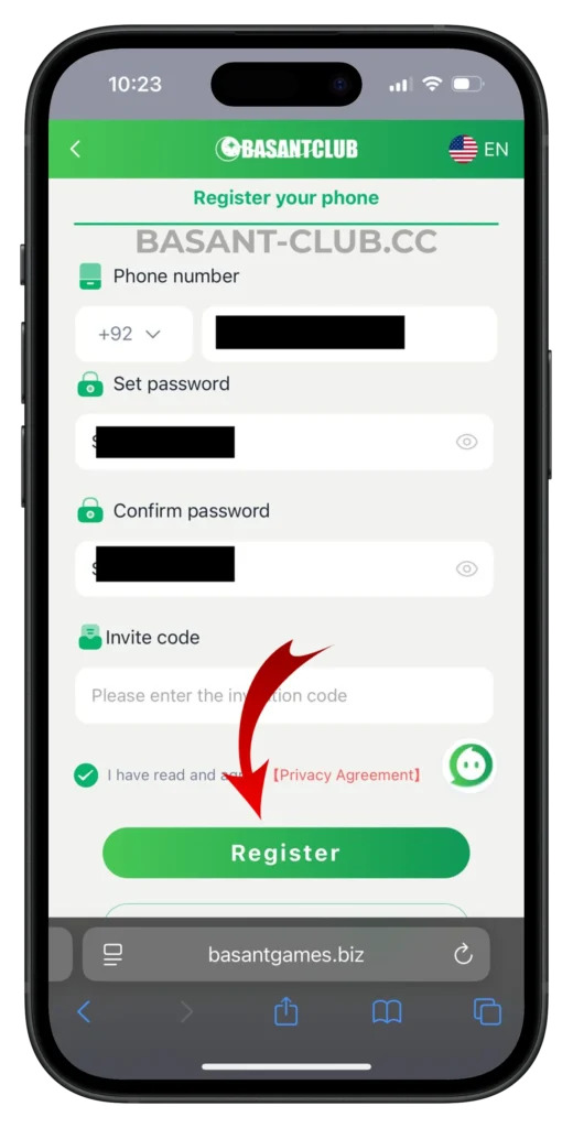 basantclub-register-page